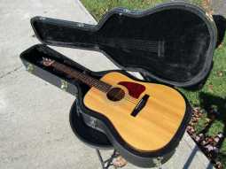 1998 Ibanez Artwood AW70LG Solid Top Acoustic Guitar w Case